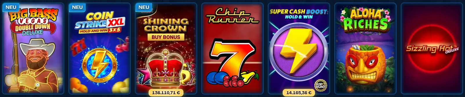 Slots bei Dudespin Casino
